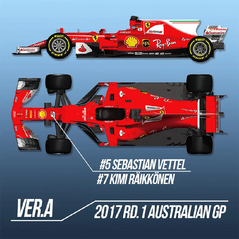 1/12 Model Factory Hiro MFH Ferrari SF70H Proportion Model Kit Australia GP Ver.A K607