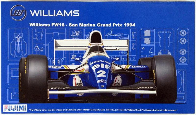 1/20 Williams FW16 - San Marino Grand Prix 1994 (GP-14) Plastic Model Kit