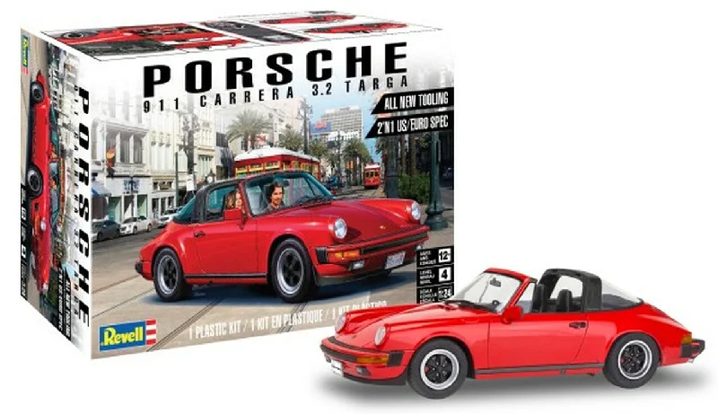 1984 Porsche 911 Carrera 3.2 Targa (1/24th Scale) Vehicle Model Kit