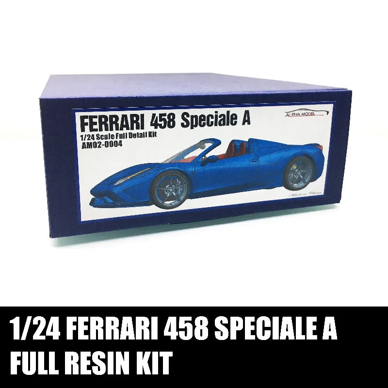 1/24 Alpha Model Ferrari 458 Speciale A Full Resin Model Kit AM02-0004