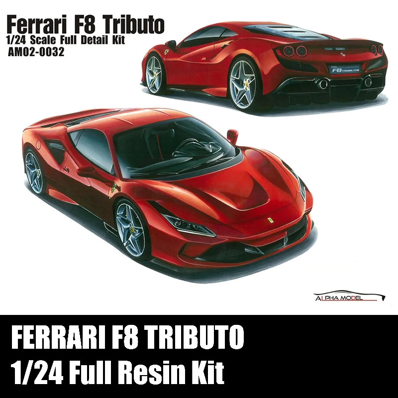 1/24 Alpha Model Ferrari F8 Tributo Model Kit AM02-0032