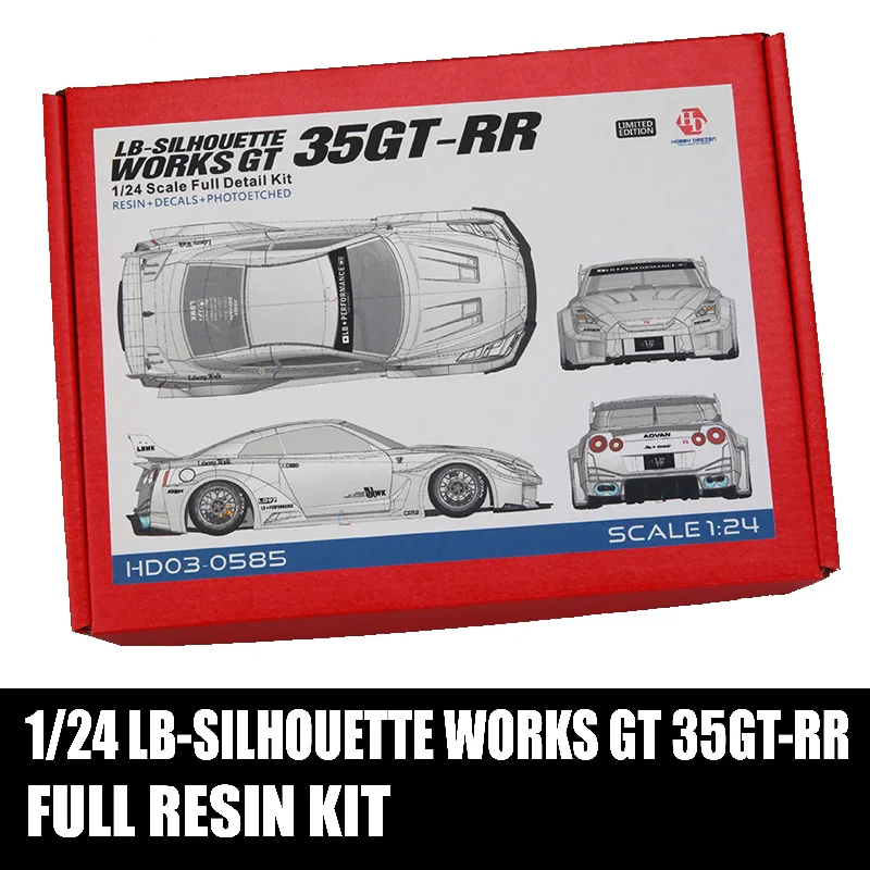 1/24 Hobby Design LB-Silhouette Works GT 35GT-RR Full Resin Model Kit