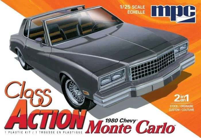 1/25 1980 Chevy Monte Carlo "Class Action" 2T Plastic Model Kit