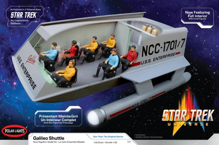 1/32 Galileo Shuttle with Interior 2T Plastic Model Kit