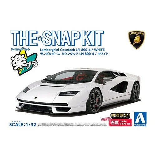 1/32 SNAP Lamborghini Countach LPI 800-4 (White)