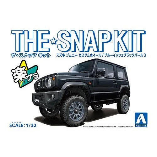 1/32 SNAP SUZUKI JIMNY CUSTOM WHEEL (Bluish Black Pearl)