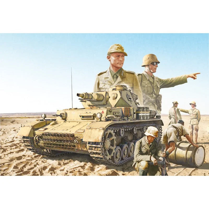 1/35 Pz.Kpfw.IV F1/F2/G with Afrika Korps Infantry