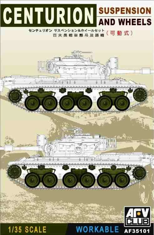 1/35 Suspension & Wheels For Centurion (Workable) Plastic Model Kit