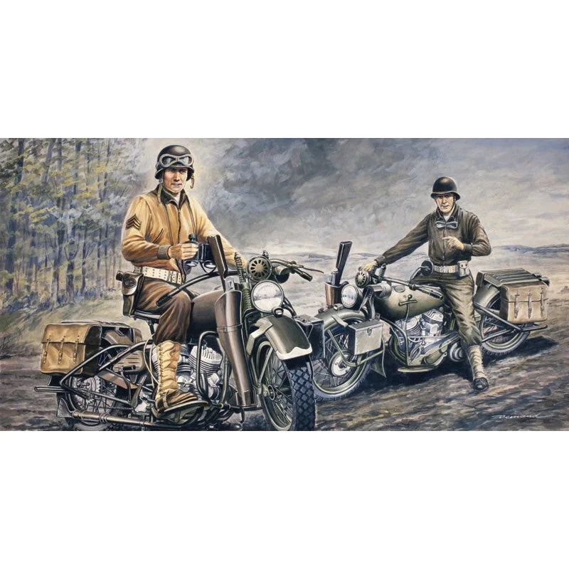 1/35 D-Day U.S. Motorcycles WWII Normandy