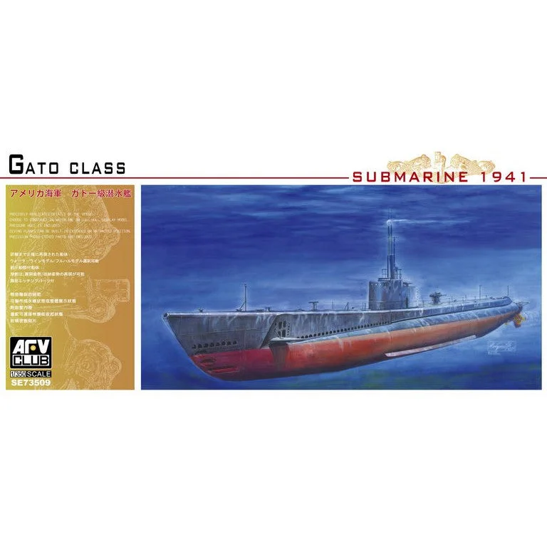 1/350 Gato Class Submarine 1941 Plastic Model Kit