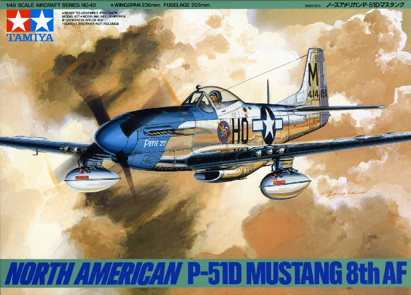 1/48 North American P-51D Mustang 8th AF 61040