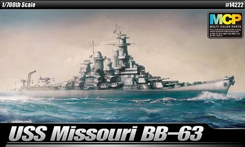 14222 1/700 USS Missouri BB63 MCP Plastic Model Kit