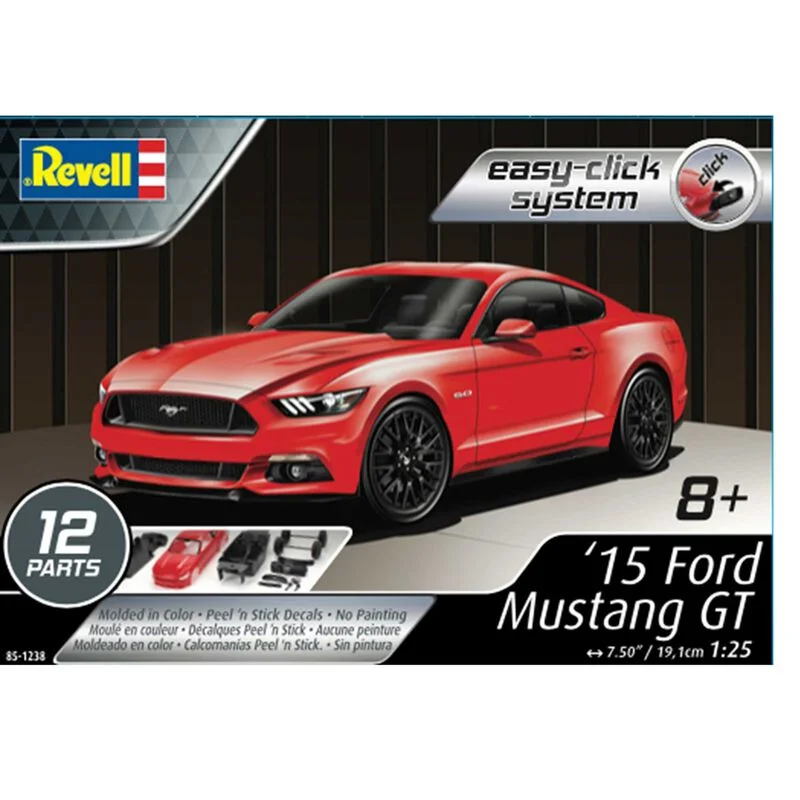 15 Ford Mustang GT (1/25 Scale) Vehicle Model Kit