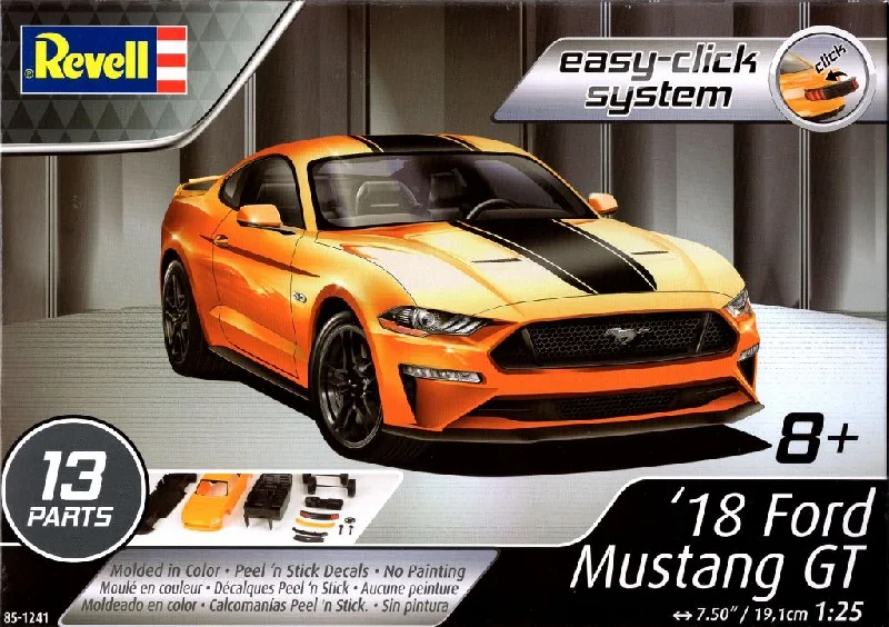 18 Ford Mustang (1/25 Scale) Vehicle Model Kit