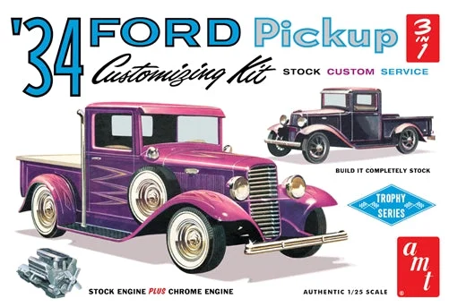 '34 Ford Pickup (1/25 Scale) Plastic Vehicle Model Kit