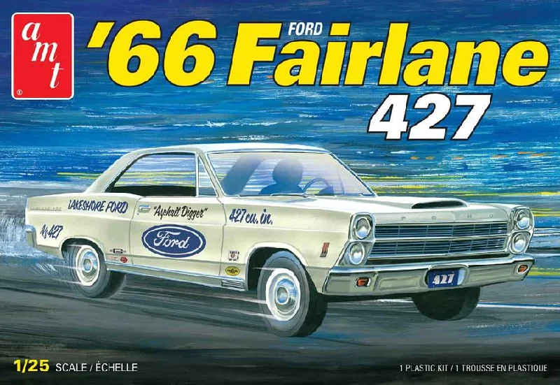 '66 Ford Fairlane (1/25 Scale) Plastic Vehicle Model Kit