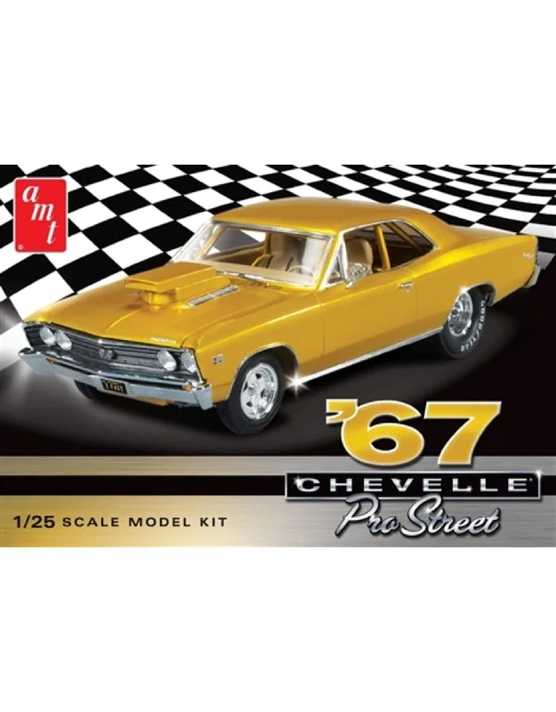 '67 Chevelle Pro Street (1/25 Scale) Plastic Vehicle Model Kit