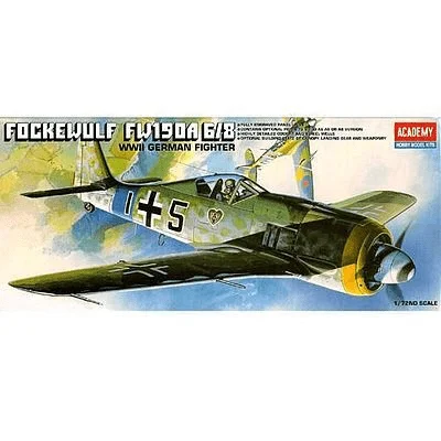 12480 1/72 FockeWulf FW190A6/8 Plastic Model Kit