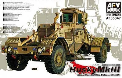 AF35347 1/35 Husky Vehicle Mounted Mine Detector Mk III Plastic Model Kit