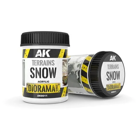 AK Acrylic Terrains Snow 250mL