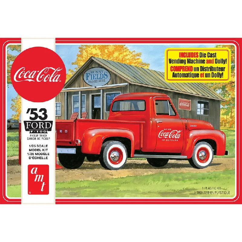 1144M 1/25 1953 Ford Pickup CocaCola Plastic Model Kit