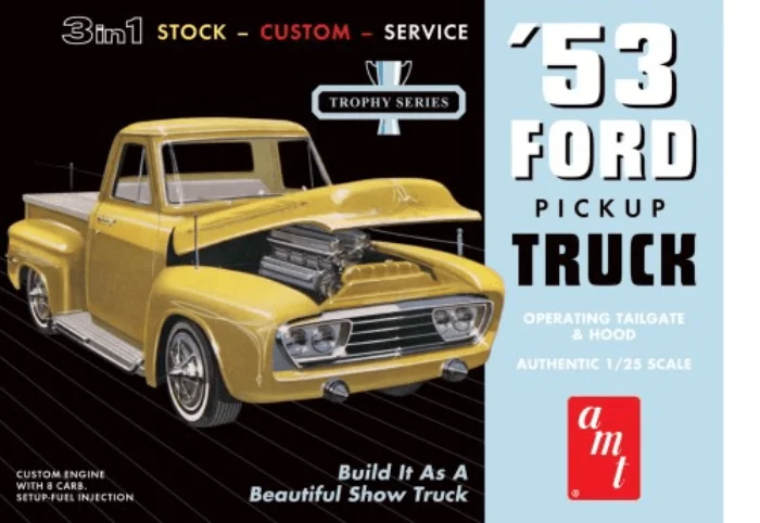 882 1/25 1953 Ford Pickup Plastic Model Kit