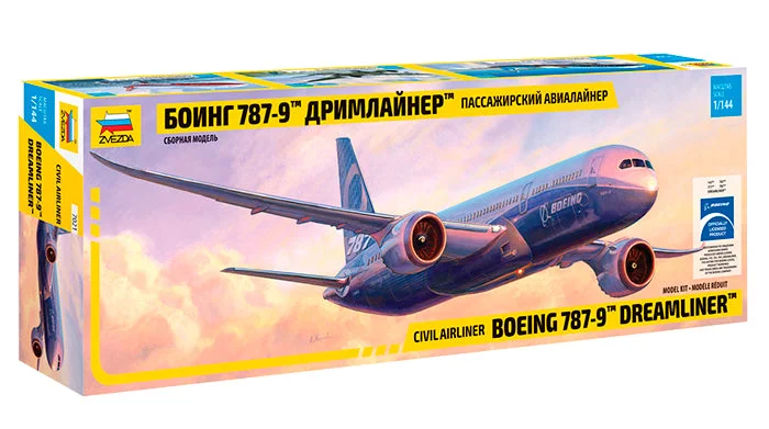 Boeing 787-9 Dreamliner 1/144 Scale Plastic Model Kit