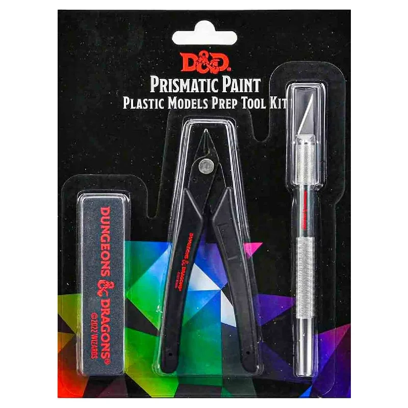 Wizkids D&D Prismatic Paint Plastic Models Prep Tool Kit