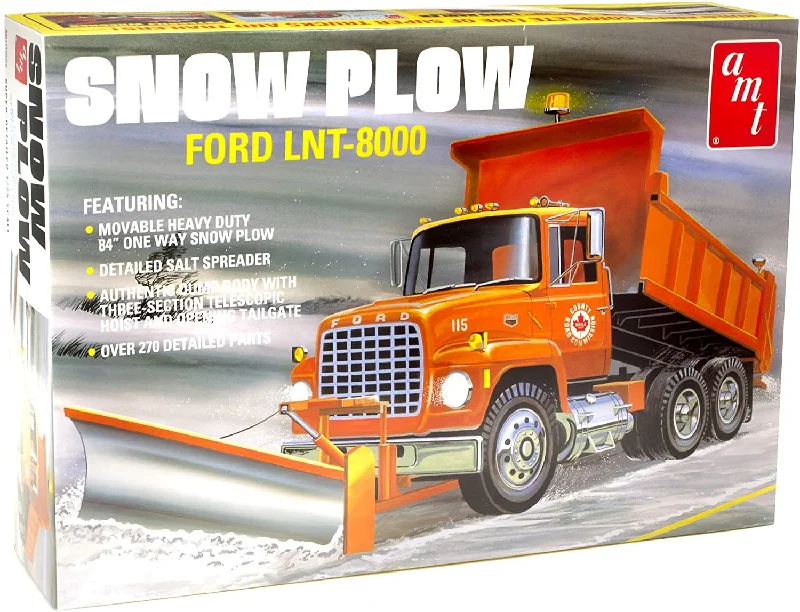 Ford LNT-8000 Snow Plow (1/25 Scale) Plastic Vehicle Model Kit