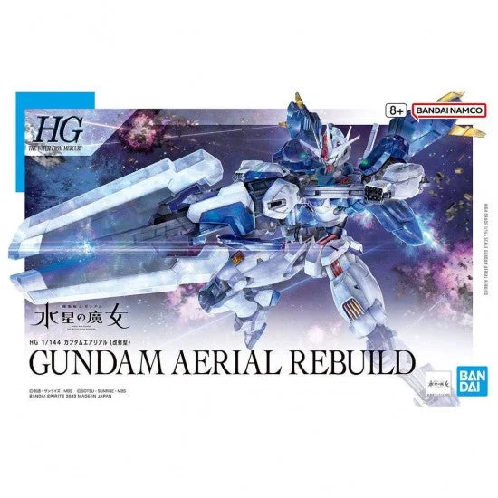 HGTWFM Gundam Aerial Rebuild (1/144 Scale) Plastic Gundam Model Kit