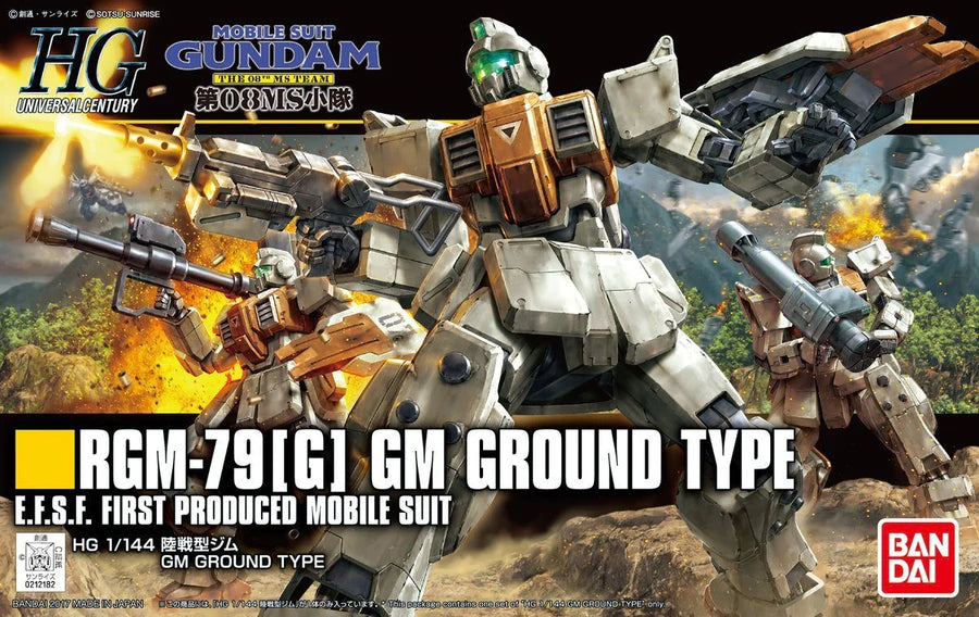 HGUC #202 GM Ground Type (1/144 Scale) Gundam Model Kit