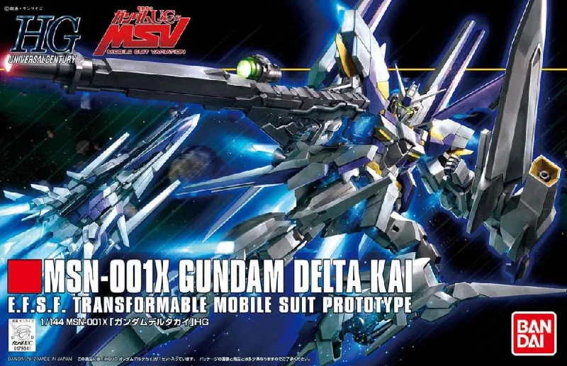 HGUC MSN-001X Gundam Delta Kai (1/144 Scale) Plastic Gundam Model Kit