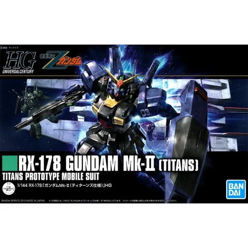 HGUC RX-178 Gundam MK-II (Titans) (1/144th Scale) Plastic Gundam Model Kit