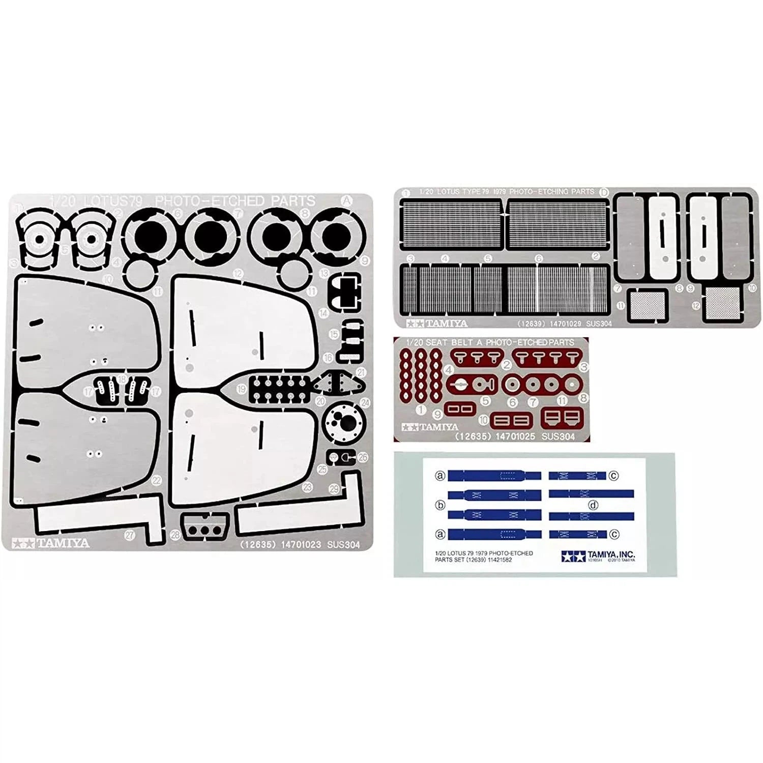 1/20 Lotus Type 79 1979 Photo-Etched Parts