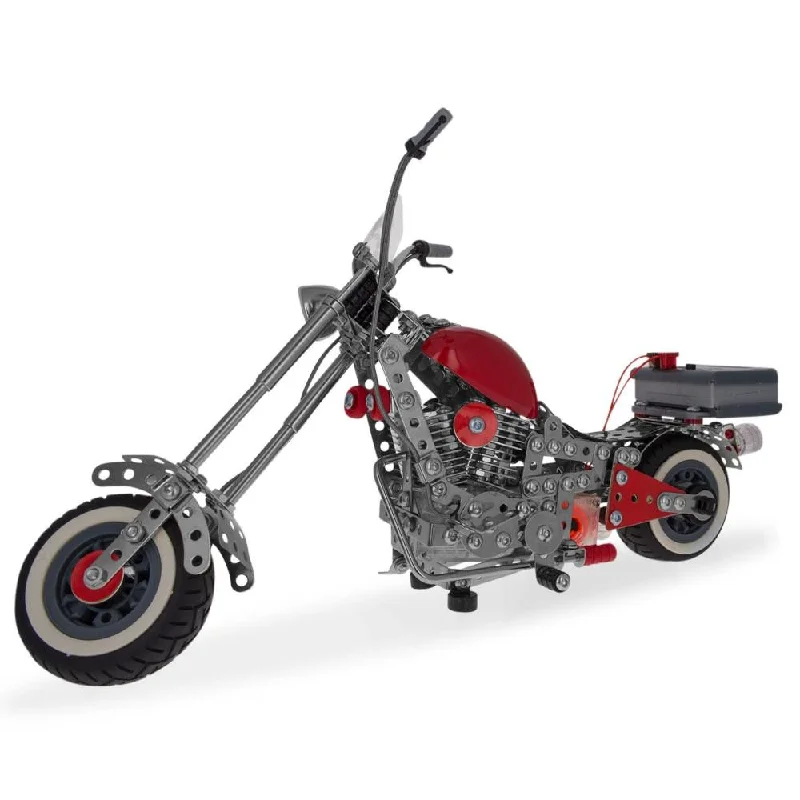 Motorcycle Bike Chopper Construction Model Kit (940 Pieces)