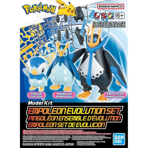 Pokemon Empoleon Evolution Set Plastic Model Kit