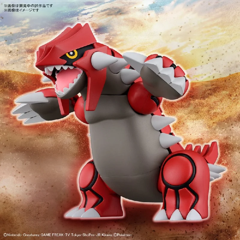 Pokemon Groudon Plastic Model Kit