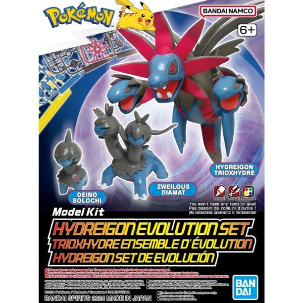 Pokémon Hydreigon Evolution Set Plastic Model Kit