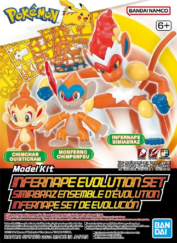 Pokémon Infernape Evolution Set Plastic Model Kit