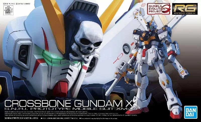 RG Crossbone Gundam X1 (1/144 Scale) Plastic Gundam Model Kit