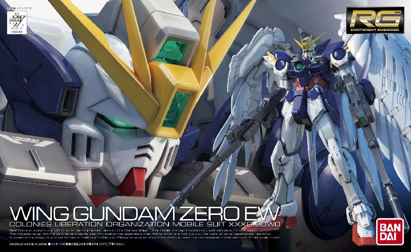 RG Wing Gundam Zero EW (1/144 Scale) Plastic Gundam Model Kit