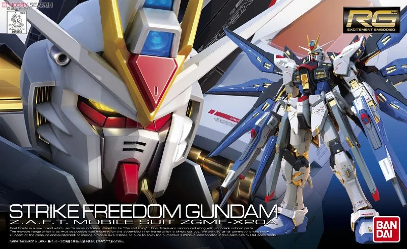 RG ZGMF-X20A Strike Freedom Gundam (1/144 Scale) Gundam Model Kit