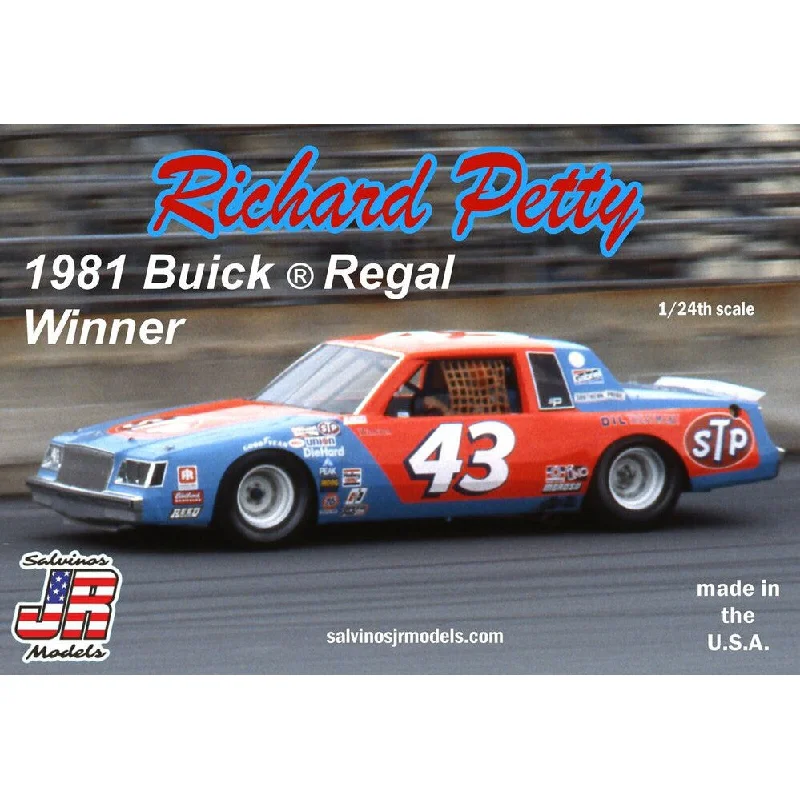 RPB1981D 1/24 Richard Petty 43 Buick Regal 1981 Winner Plastic Model Kit