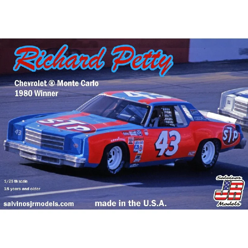 RPMC1980N 1/25 Richard Petty 43 Chevrolet Monte Carlo 1980 Winner Plastic Model Kit