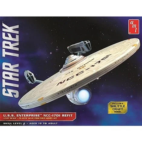 Star Trek USS Enterprise Refit (1/537 scale) Plastic Sci-Fi Model Kit