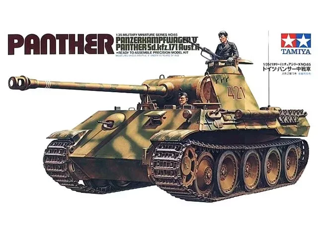 Tamiya 1/35 Panzerkampfwagen V Panther Sd.kfz.171 Ausf.A 35065