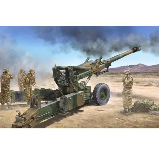 02306 1/35 US M198 155mm Medium Towed Howitzer Early Version Plastic Model Kit