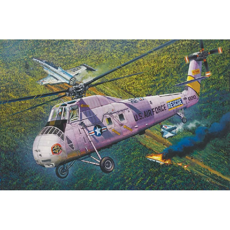 02884 1/48 HH34J USAF Combat Rescue  ReEdition Plastic Model Kit