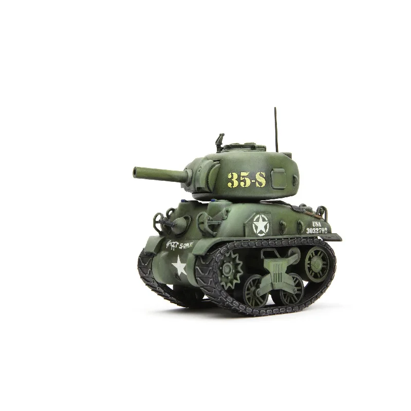 U.S. Medium Tank M4A1 Sherman (Cartoon Model) Plastic Model Kit