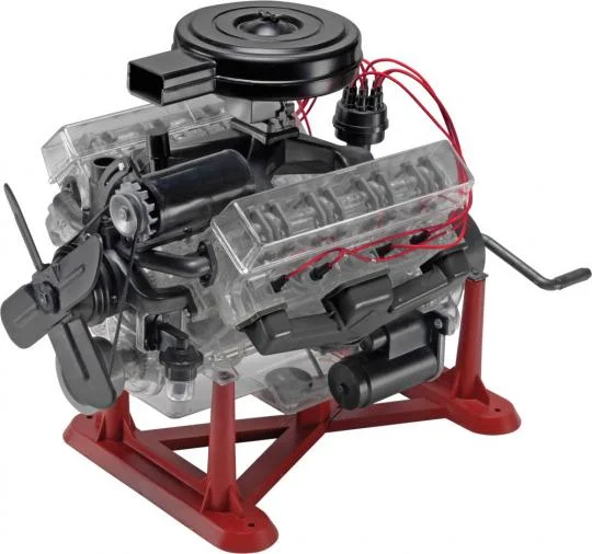 Visible V8 Engine (1/4th Scale) Plastic Model Kit